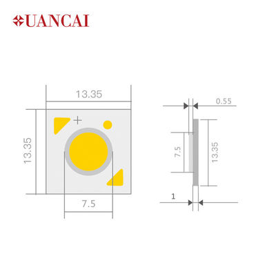 MAZORCA Chip For Panel Light de 140LM/W CXA1507 7W Bridgelux LED